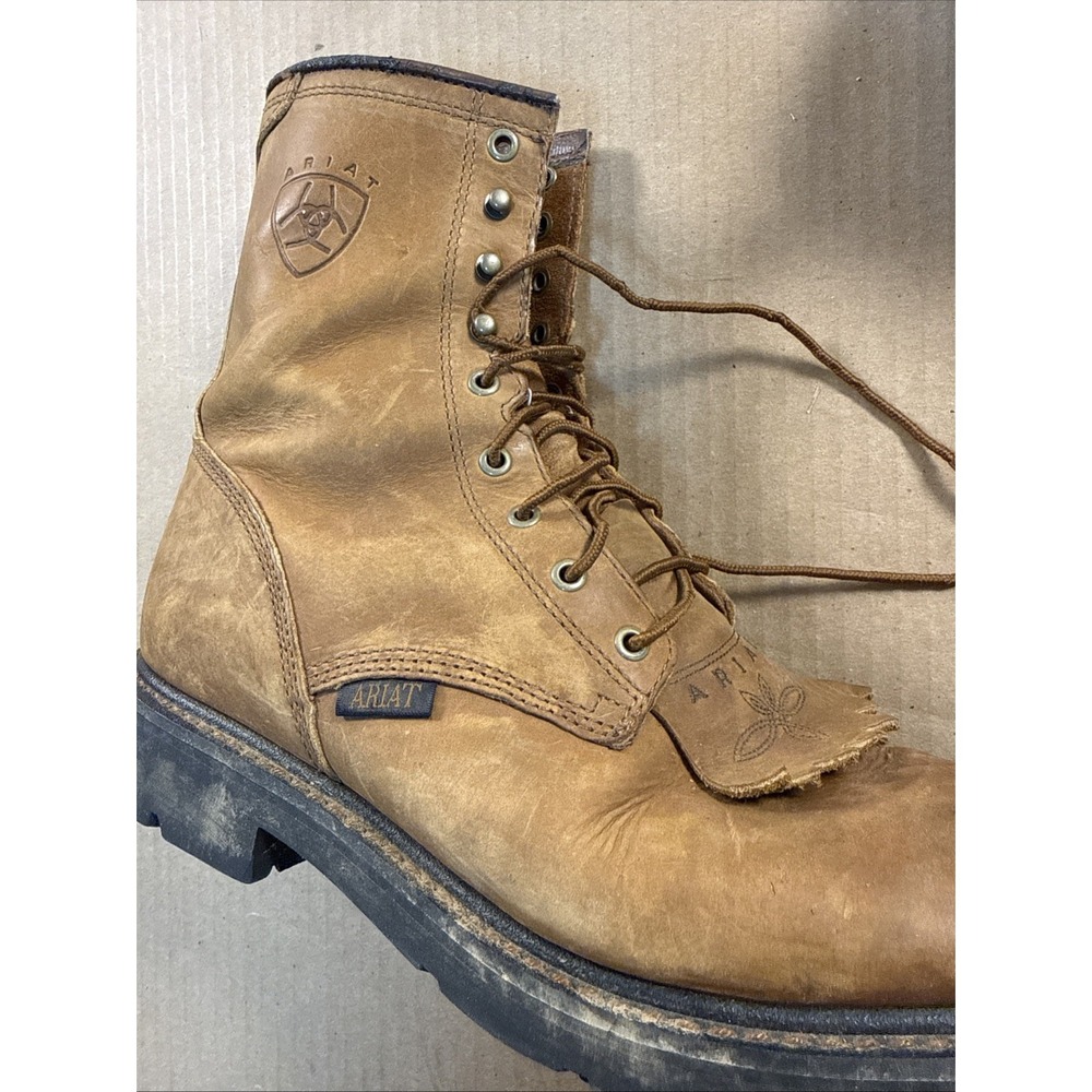 Ariat Cascade 8" Soft Toe Boot Brown Mens 10.5D Performance Work Boot